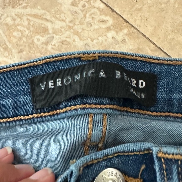 Veronica Beard Debbie Ankle Skinny High Rise Medium Wash Jeans Made In USA - Picture 6 of 8